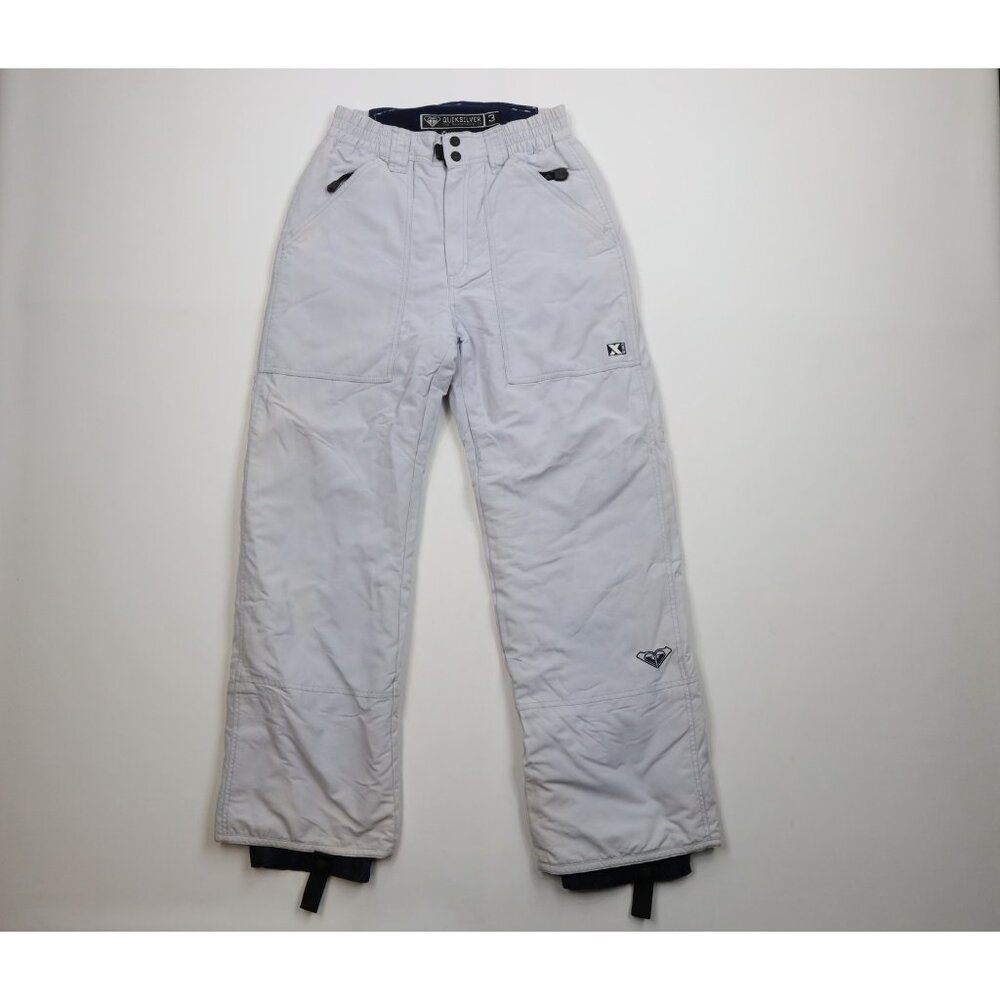 Vintage Quiksilver Roxy X Series Womens 3 Distressed Winter Snowboard Snow Pants